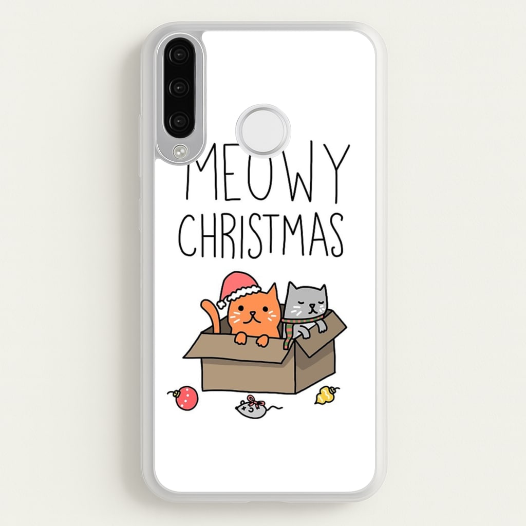 Meowy Christmas - Christmas Phone Case for Huawei P30 Lite