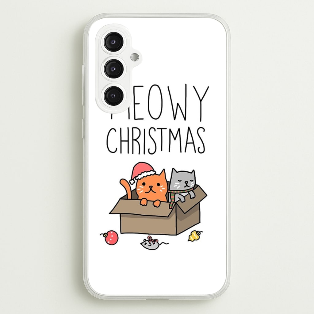 Meowy Christmas - Christmas Phone Case for Galaxy S23FE
