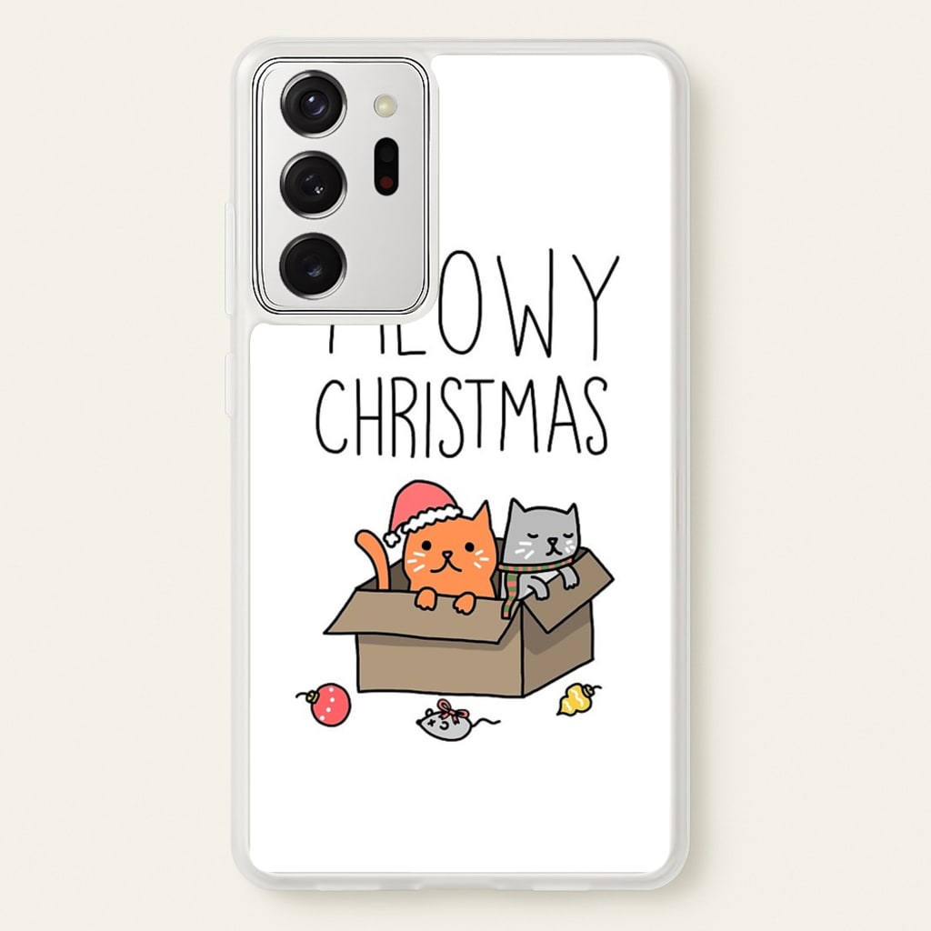 Meowy Christmas - Christmas Phone Case for Galaxy Note 20 Ultra