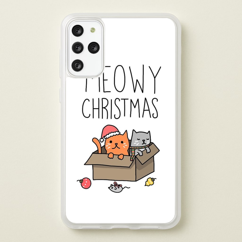 Meowy Christmas - Christmas Phone Case for Galaxy S20 Plus