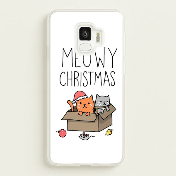 Meowy Christmas - Christmas Phone Case for Galaxy S9