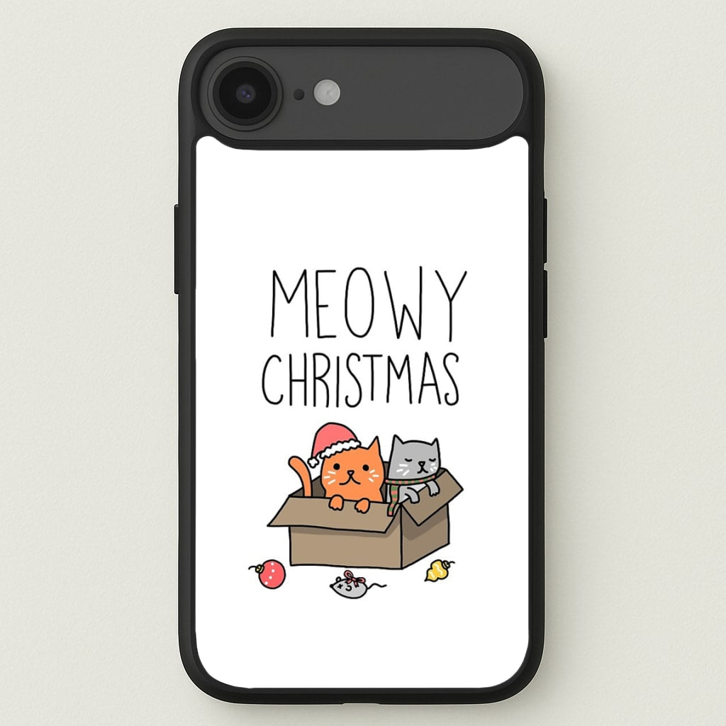 Meowy Christmas Phone Case for iPhone 17 Air