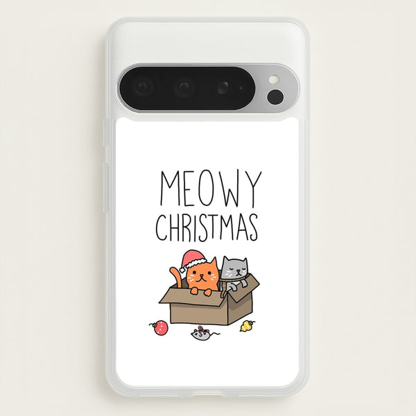 Meowy Christmas - Christmas Phone Case for Google Pixel 9 Pro XL