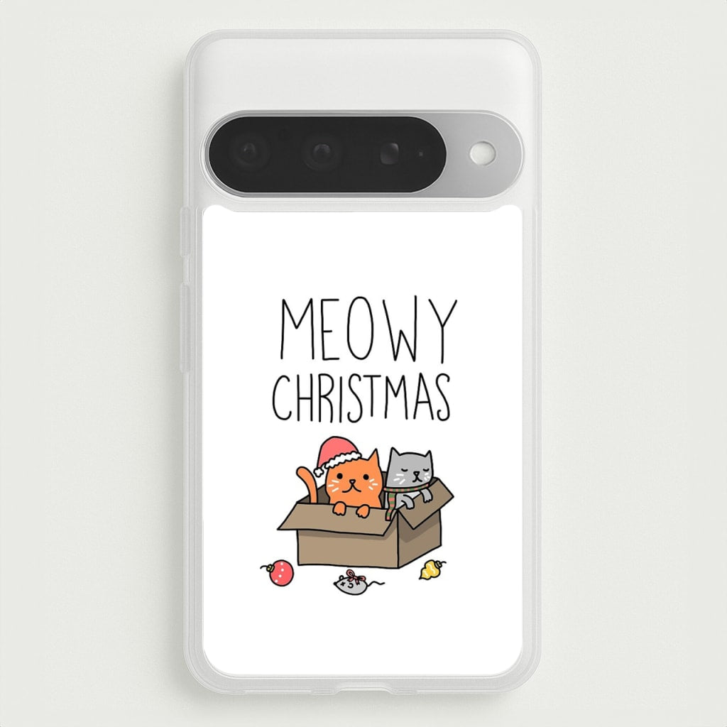 Meowy Christmas Phone Case for Google Pixel 10 Pro XL
