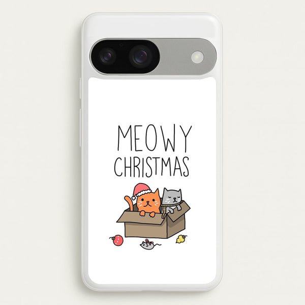 Meowy Christmas - Christmas Phone Case for Google Pixel 9 / 9 Pro