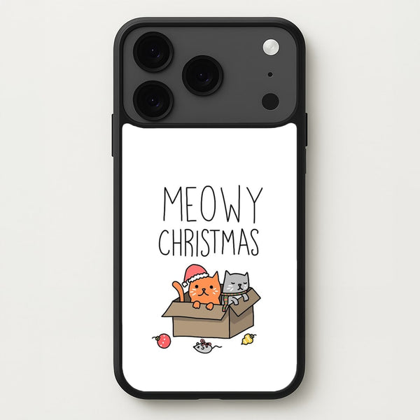 Meowy Christmas Phone Case for iPhone 17 Pro