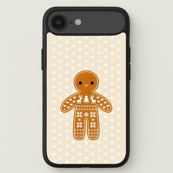 Christmas Jumper Pattern Gingerbread Man Phone Case for iPhone 17 Air