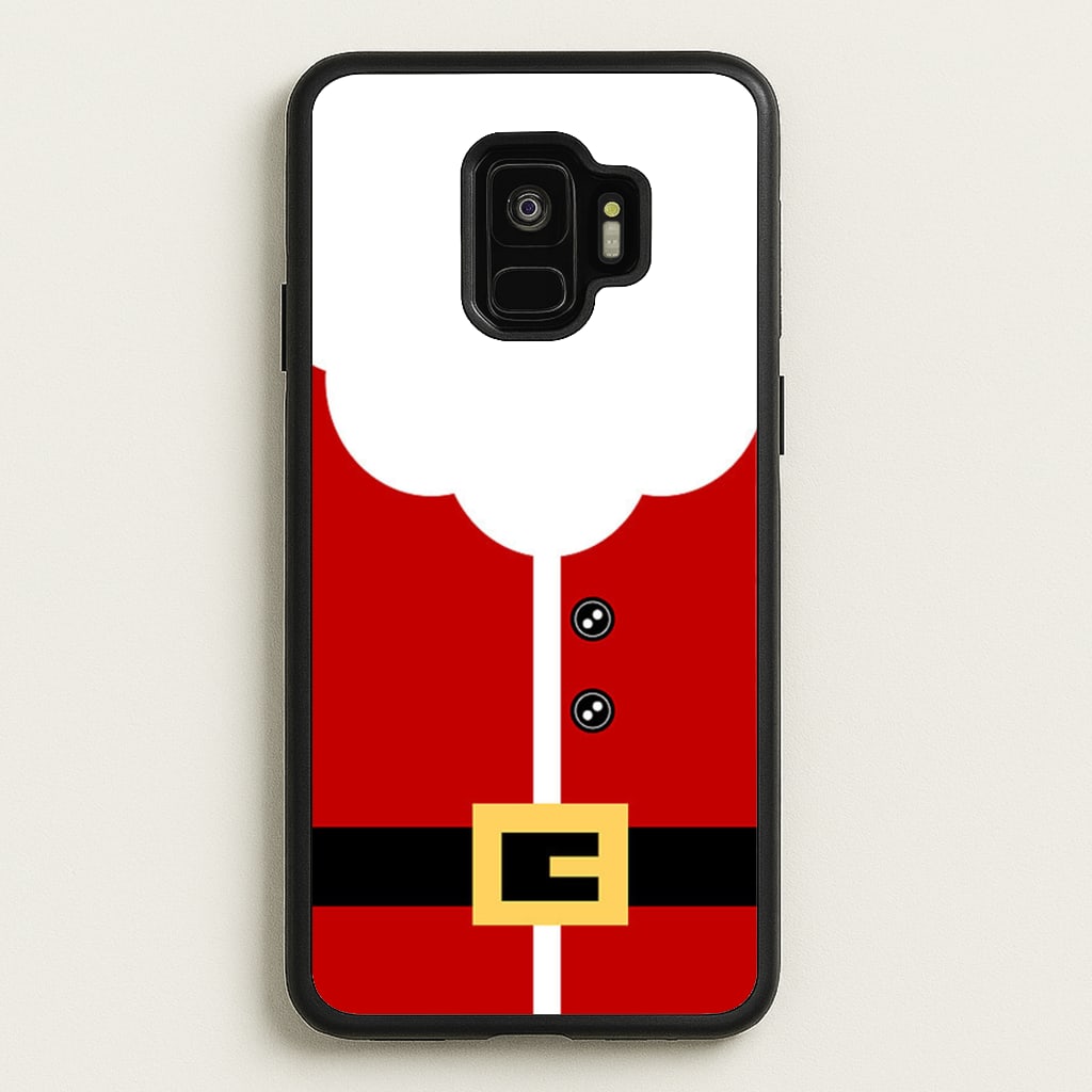 Santa Clause Outfit - Christmas Phone Case for Galaxy S9