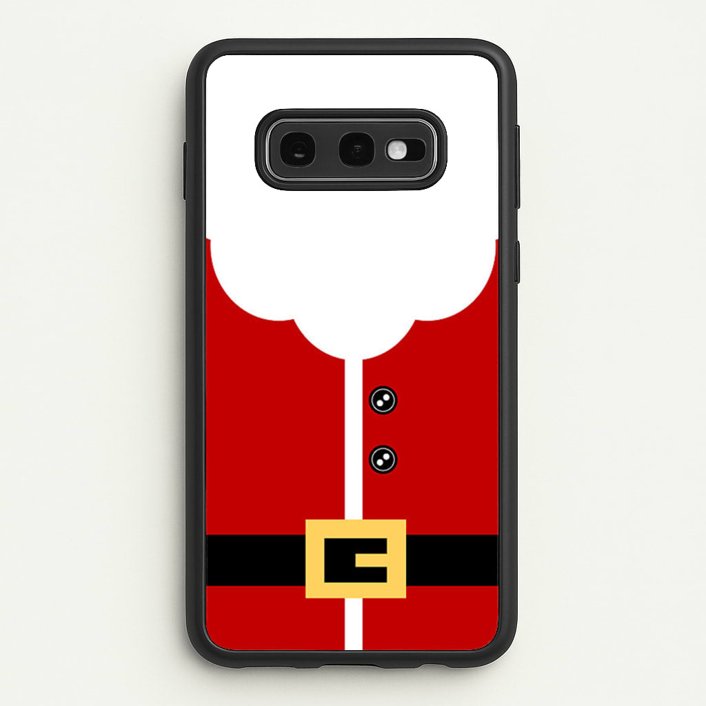 Santa Clause Outfit - Christmas Phone Case for Galaxy S10e