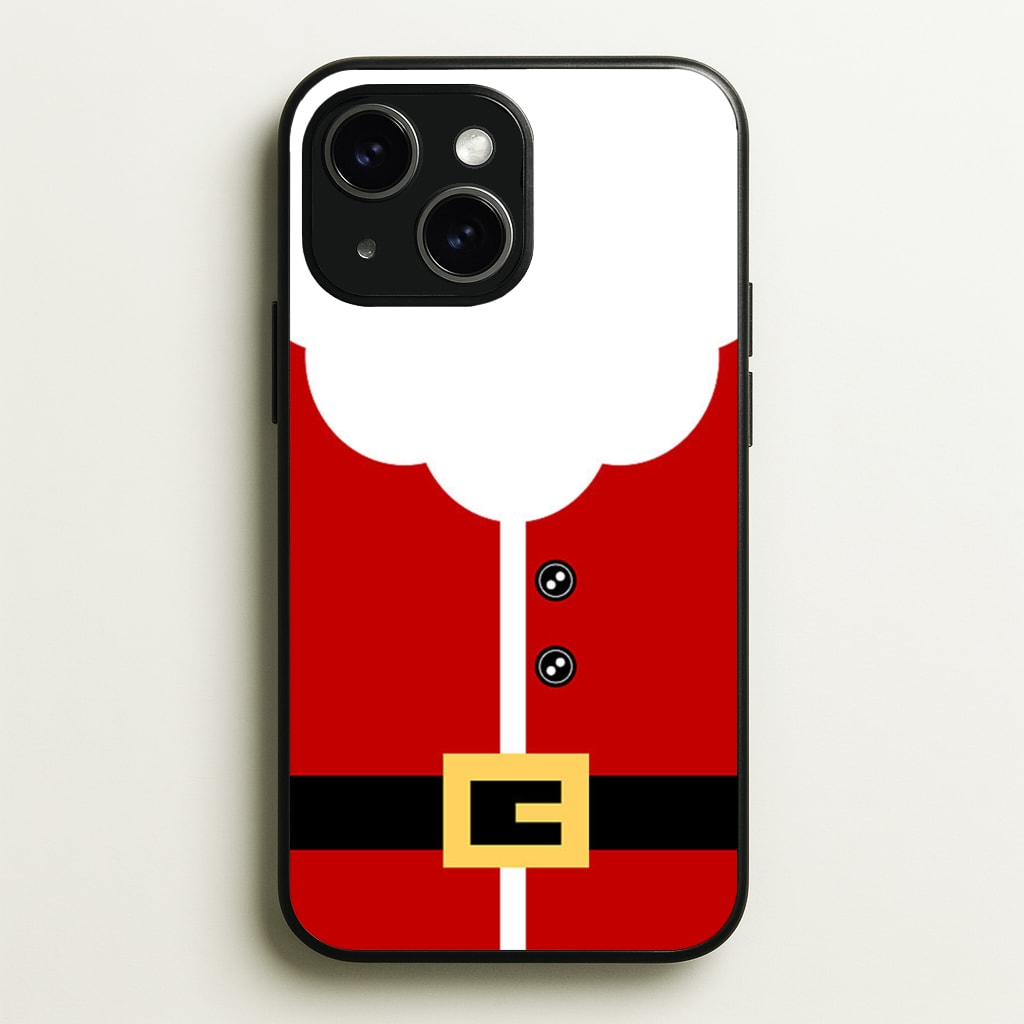 Santa Clause Outfit - Christmas Phone Case for iPhone 15