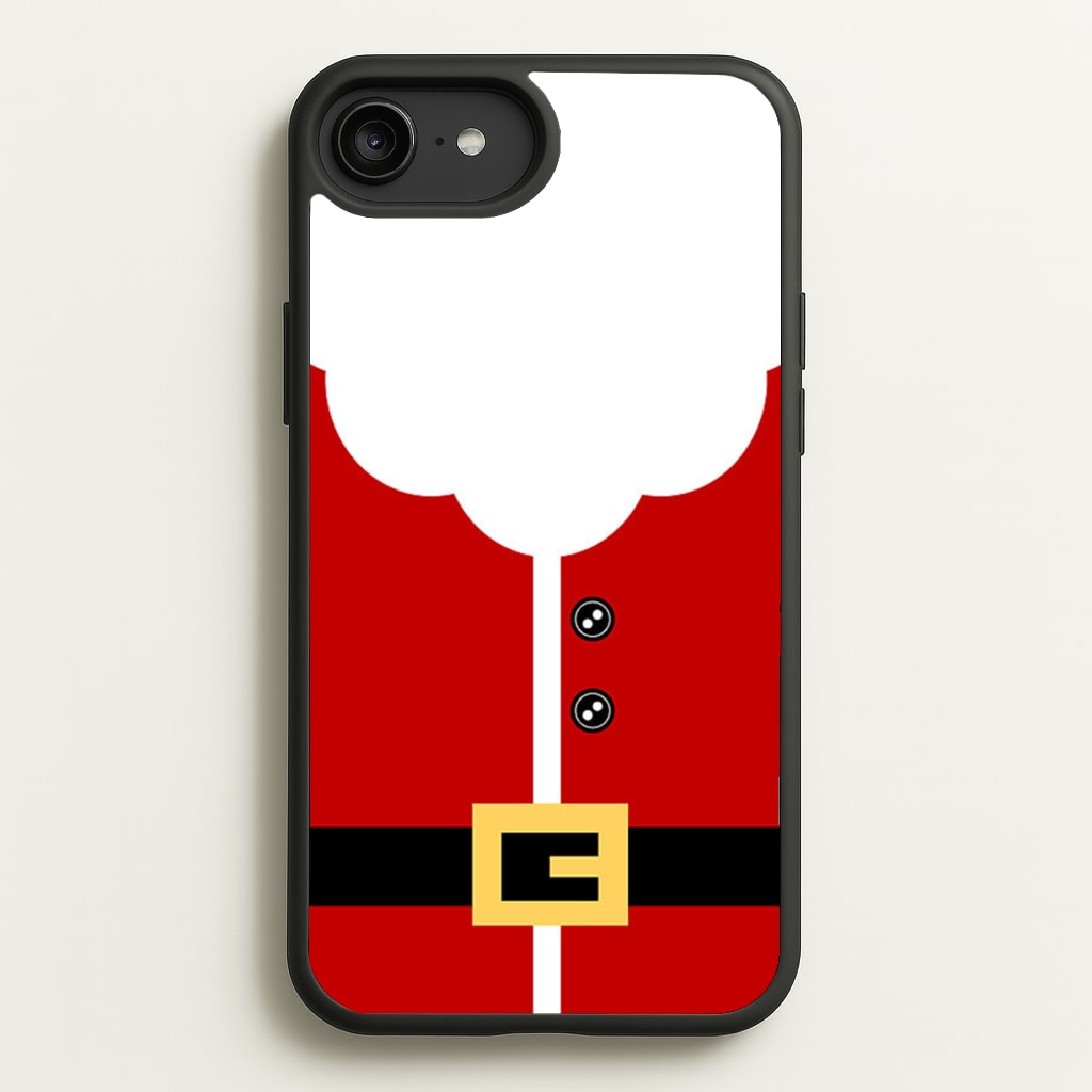 Santa Clause Outfit - Christmas Phone Case for iPhone 6 Plus / 7 Plus / 8 Plus