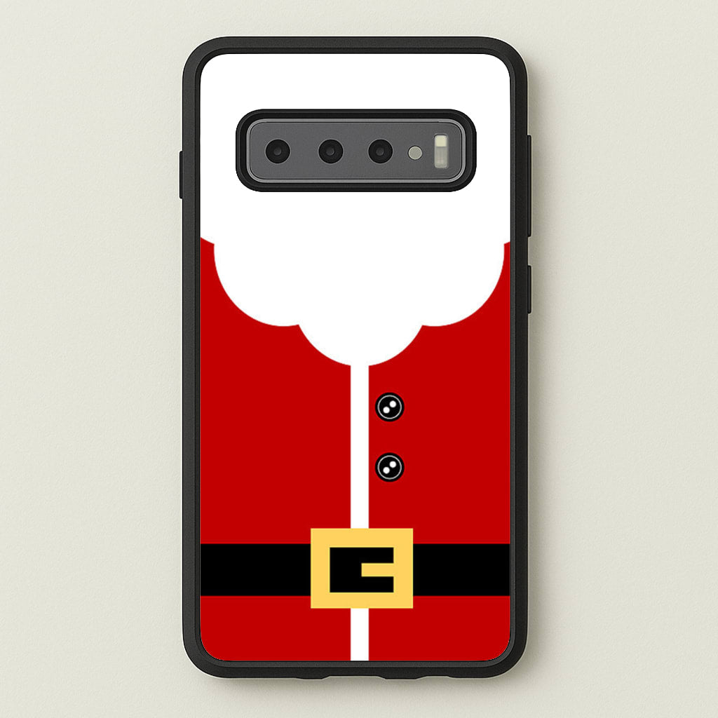 Santa Clause Outfit - Christmas Phone Case for Galaxy S10 Plus