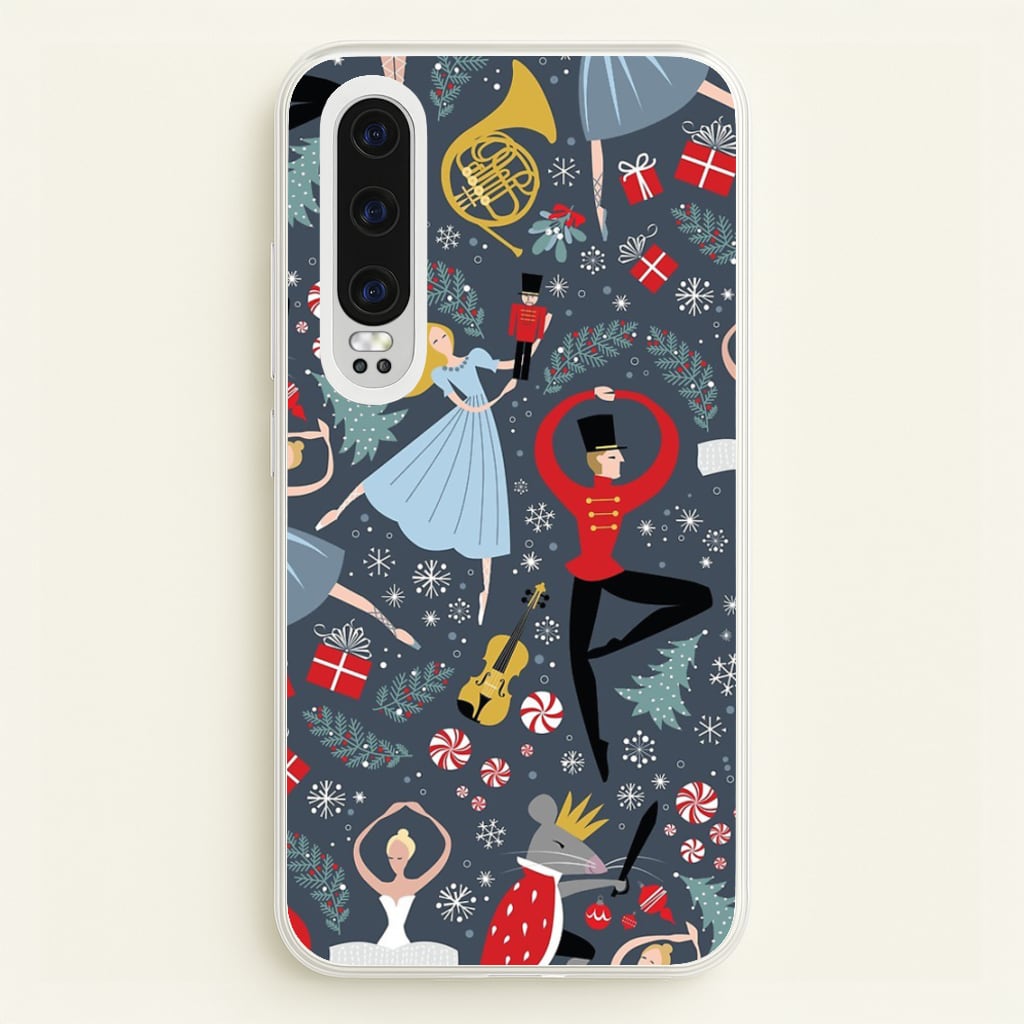 Nutcracker Ballet Pattern - Christmas - Phone Case for Huawei P30