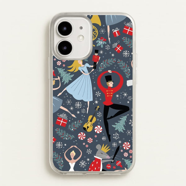 Nutcracker Ballet Pattern - Christmas - Phone Case for iPhone 12 Mini
