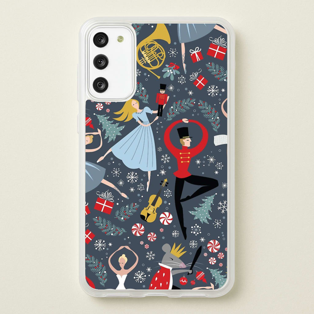 Nutcracker Ballet Pattern - Christmas - Phone Case for Galaxy S20