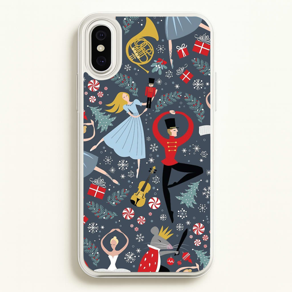 Nutcracker Ballet Pattern - Christmas - Phone Case for iPhone XS Max
