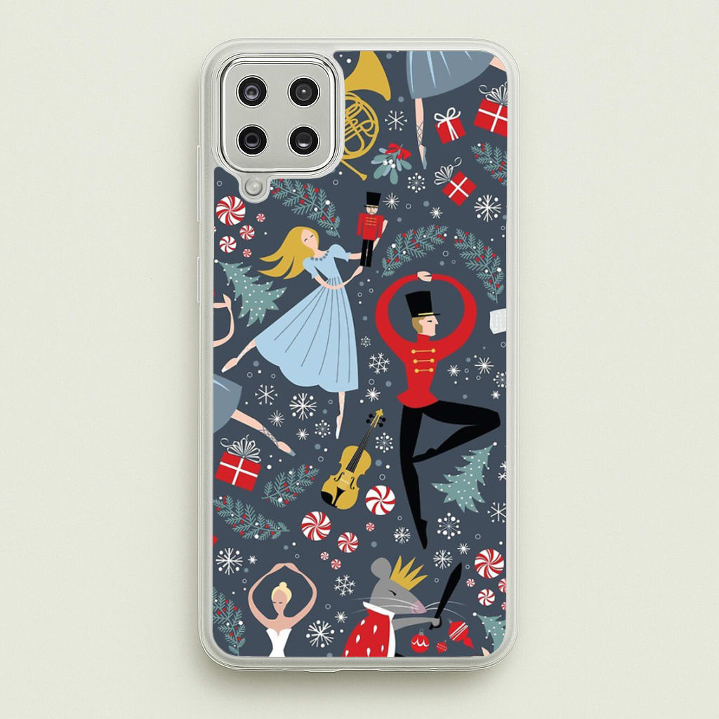 Nutcracker Ballet Pattern - Christmas - Phone Case for Galaxy A12