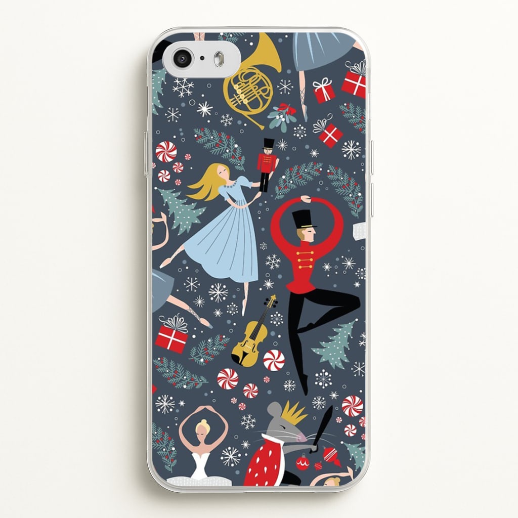Nutcracker Ballet Pattern - Christmas - Phone Case for iPhone 5 / 5s / SE 2016