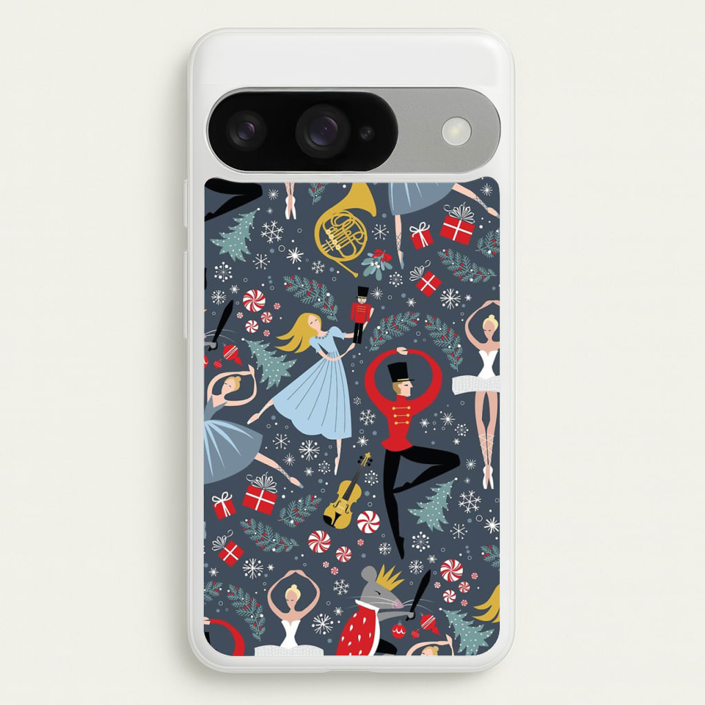 Nutcracker Ballet Pattern - Christmas Phone Case for Google Pixel 10 / 10 Pro