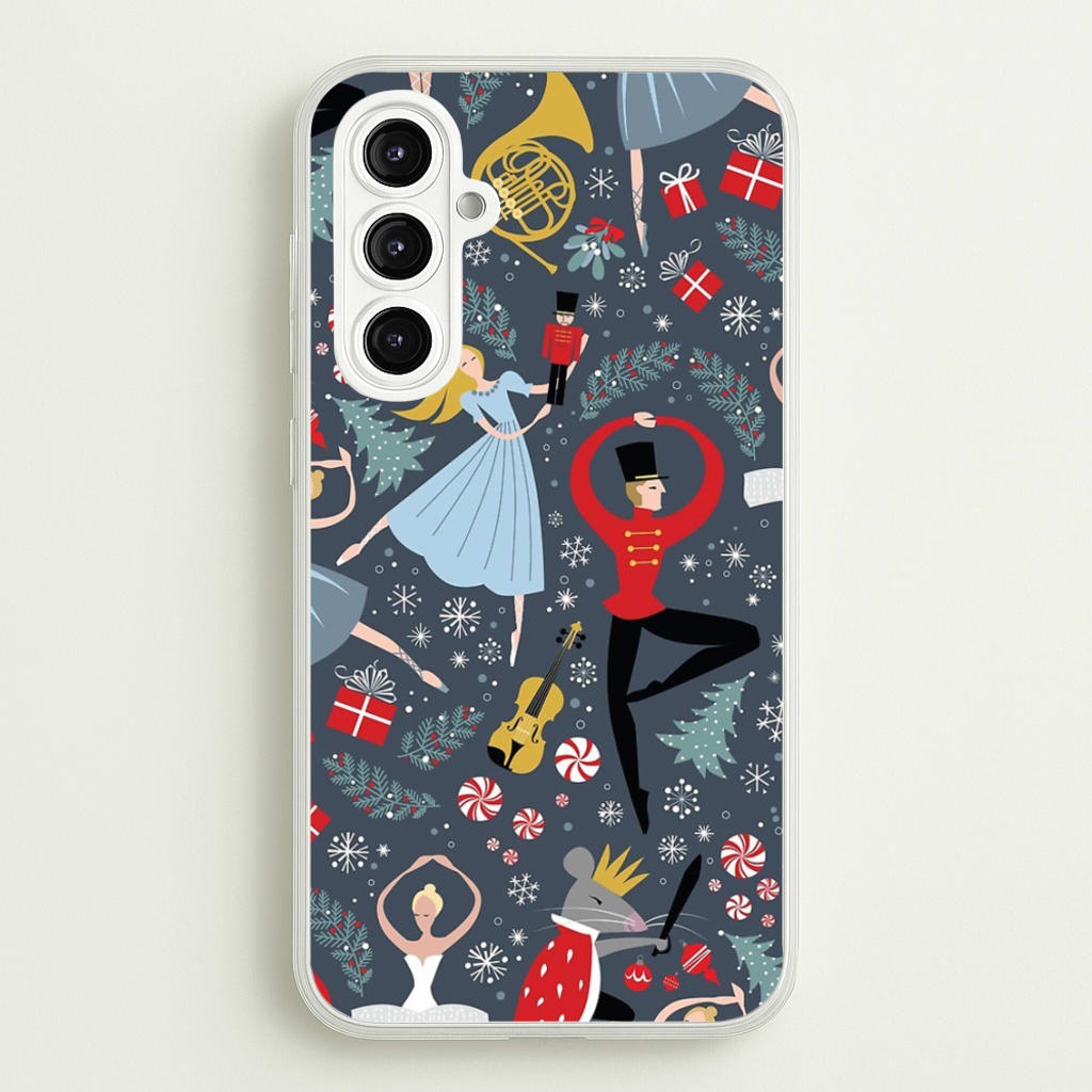 Nutcracker Ballet Pattern - Christmas - Phone Case for Galaxy A16