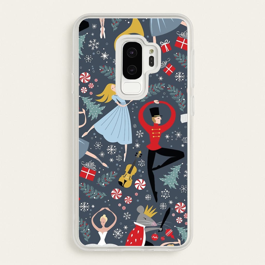 Nutcracker Ballet Pattern - Christmas - Phone Case for Galaxy S9 Plus