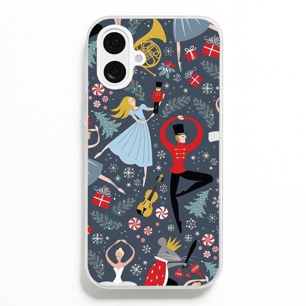 Nutcracker Ballet Pattern - Christmas - Phone Case for iPhone 16 Plus
