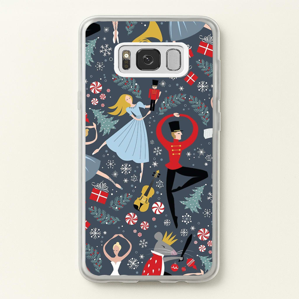 Nutcracker Ballet Pattern - Christmas - Phone Case for Galaxy S8 Plus