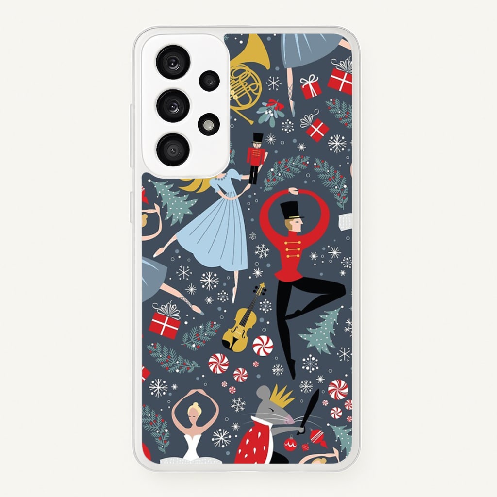 Nutcracker Ballet Pattern - Christmas - Phone Case for Galaxy A53