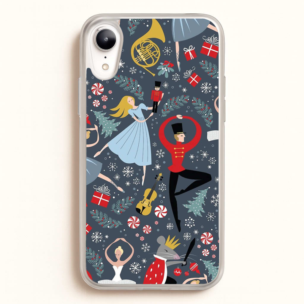 Nutcracker Ballet Pattern - Christmas - Phone Case for iPhone XR
