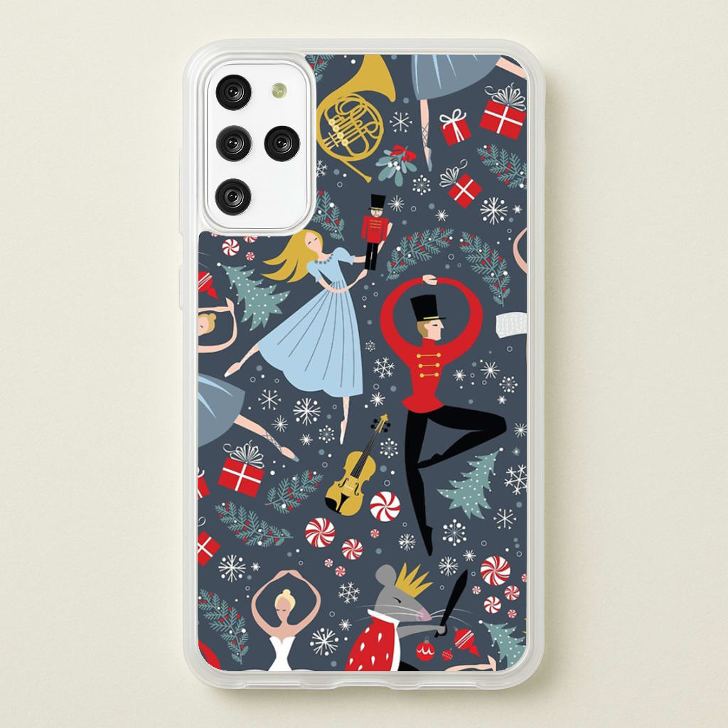 Nutcracker Ballet Pattern - Christmas - Phone Case for Galaxy S20 Plus