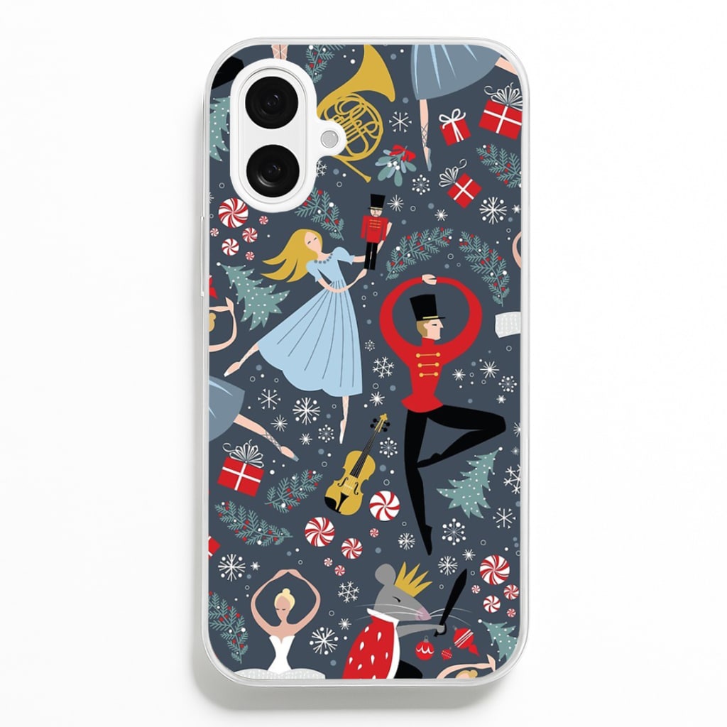 Nutcracker Ballet Pattern - Christmas Phone Case