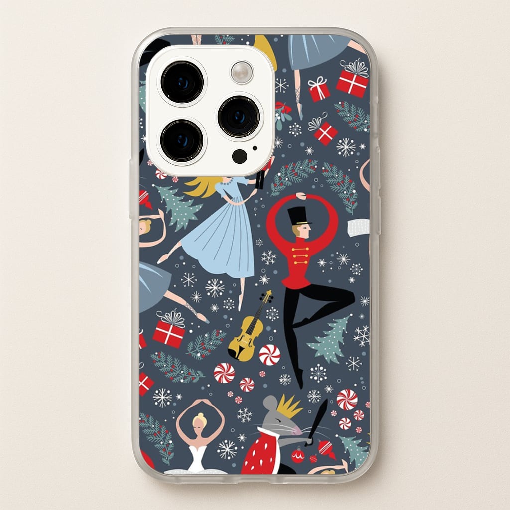 Nutcracker Ballet Pattern - Christmas - Phone Case for iPhone 15 Pro