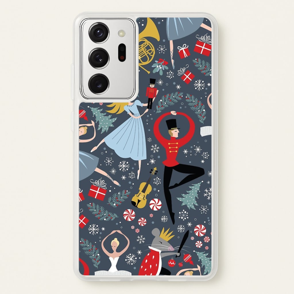 Nutcracker Ballet Pattern - Christmas - Phone Case for Galaxy Note 20 Ultra