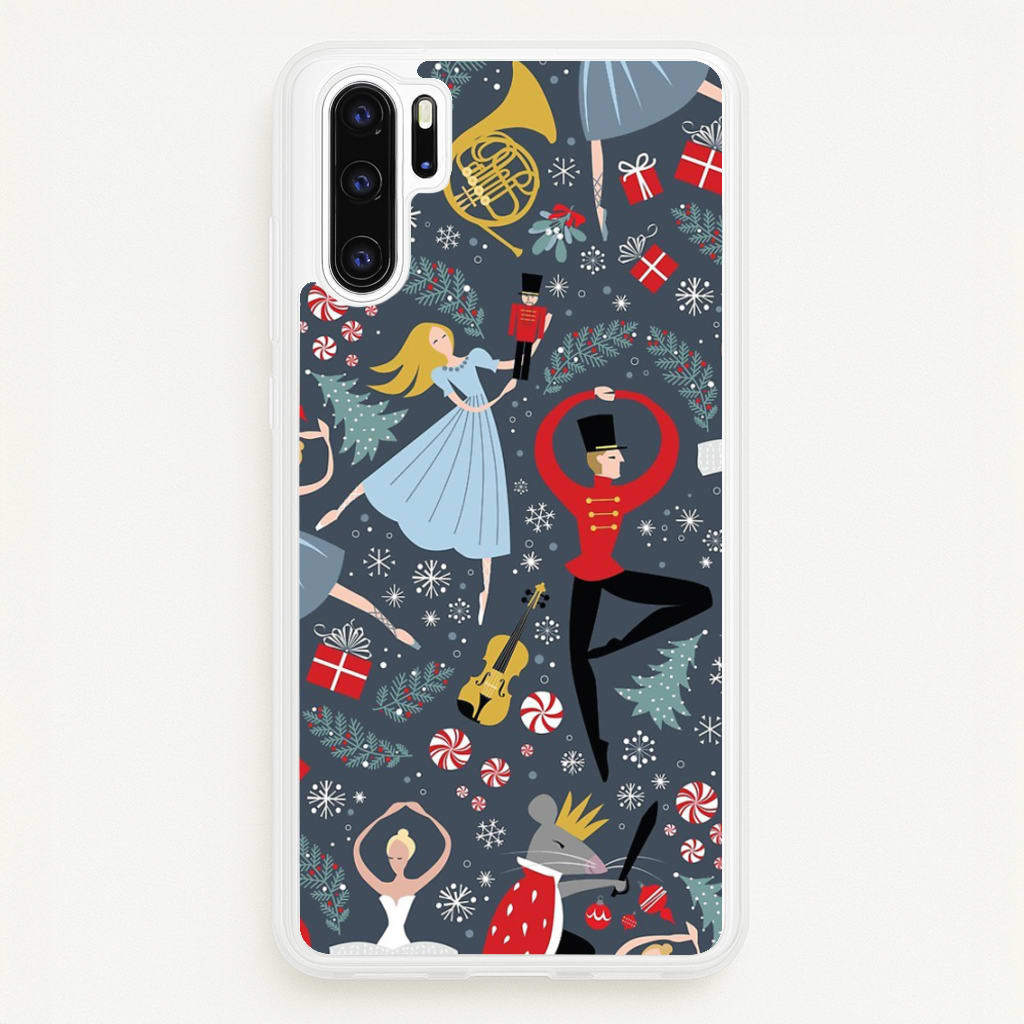 Nutcracker Ballet Pattern - Christmas - Phone Case for Huawei P30 Pro