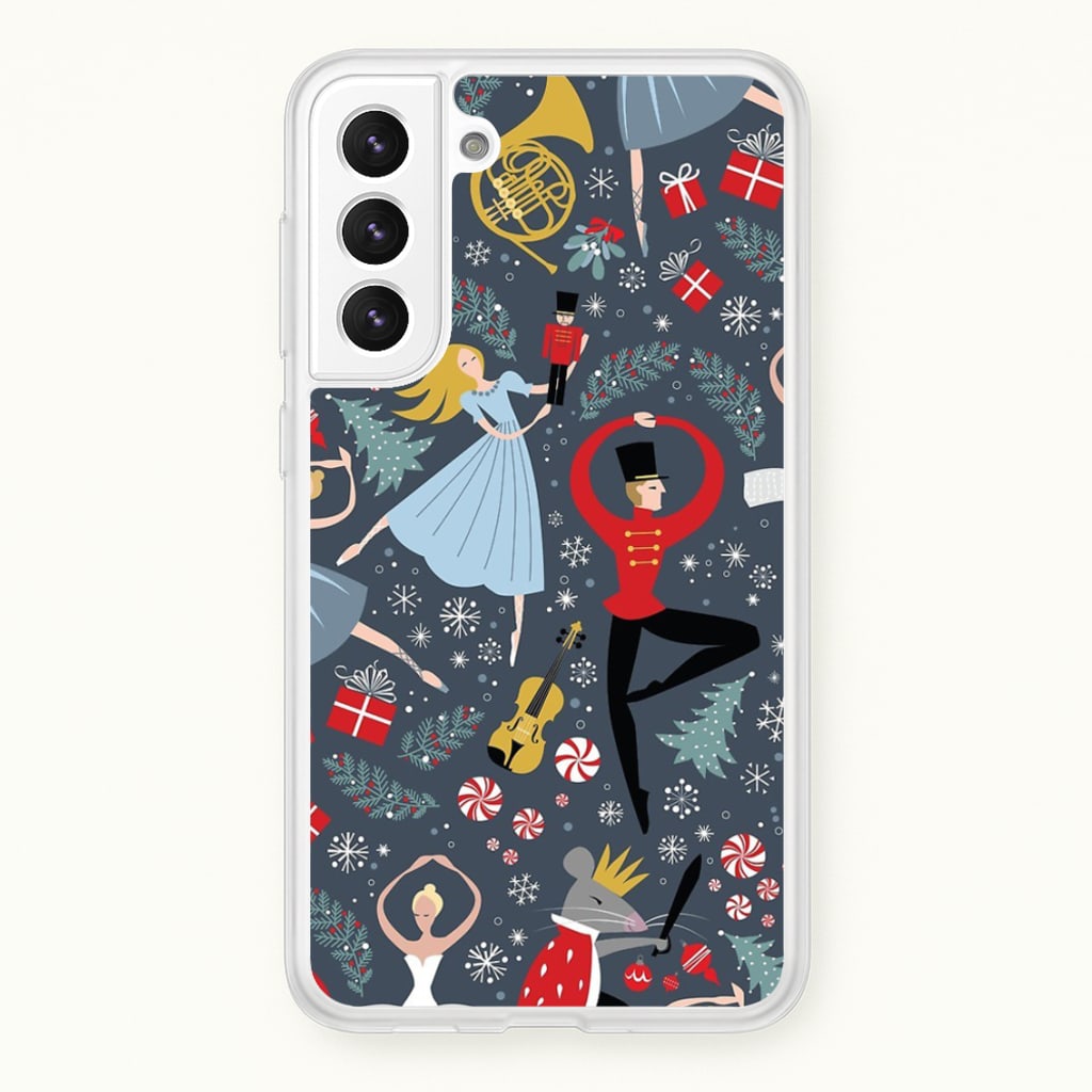 Nutcracker Ballet Pattern - Christmas - Phone Case for Galaxy S21FE