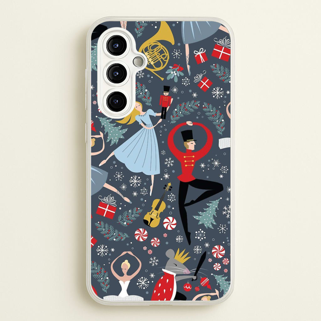 Nutcracker Ballet Pattern - Christmas - Phone Case for Galaxy A54
