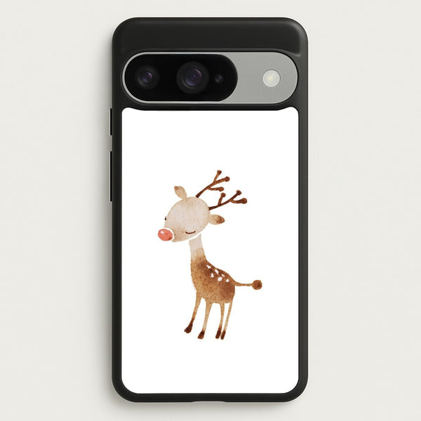 Watercolour Rudolph The Reindeer Phone Case for Google Pixel 10 / 10 Pro