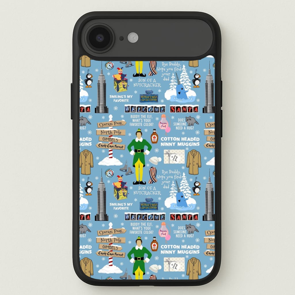 Blue Buddy The Elf Pattern Phone Case for iPhone 17 Air
