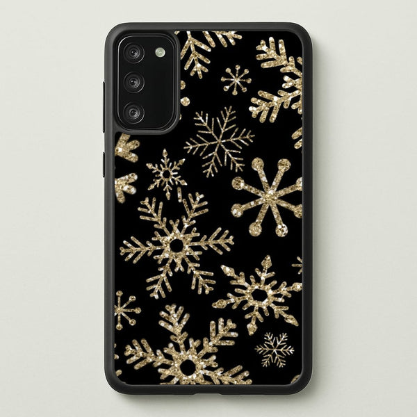 Gold Snowflake Pattern - Phone Case for Galaxy A41