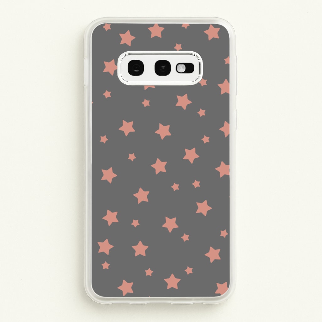 Rose Gold Star Pattern - Phone Case for Galaxy S10e