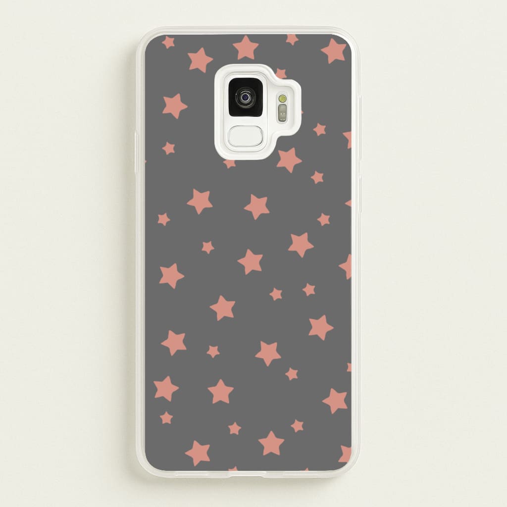 Rose Gold Star Pattern - Phone Case for Galaxy S9