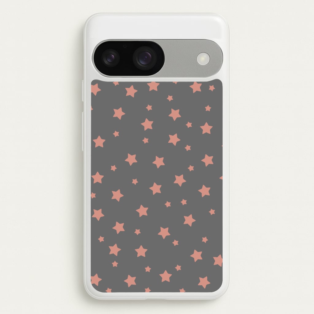 Rose Gold Star Pattern - Phone Case for Google Pixel 9 / 9 Pro