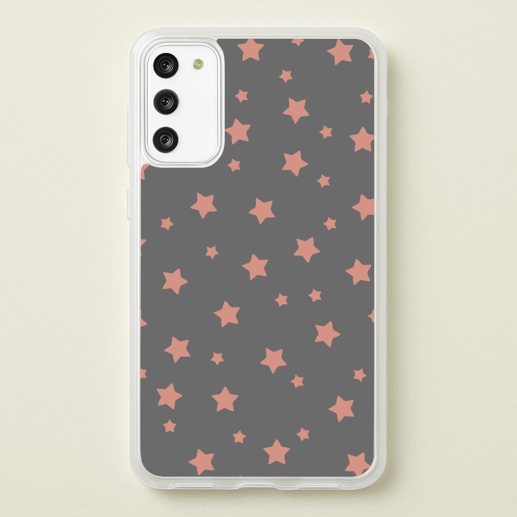 Rose Gold Star Pattern - Phone Case for Galaxy S20FE