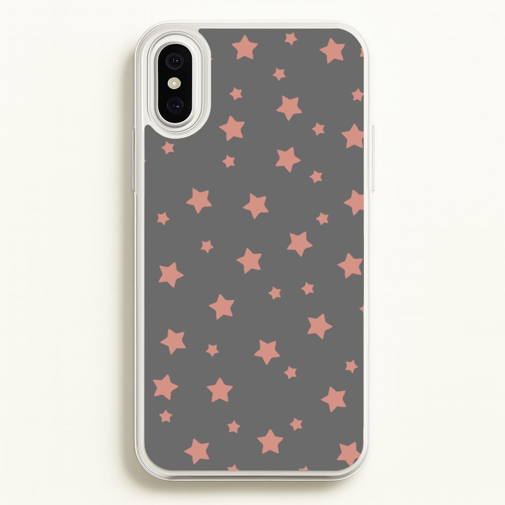 Rose Gold Star Pattern - Phone Case for iPhone XS Max