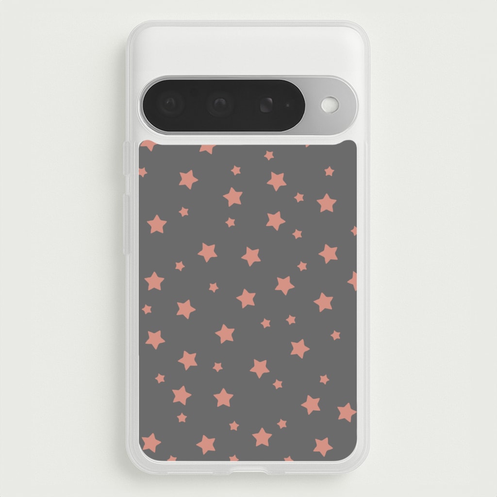 Rose Gold Star Pattern Phone Case for Google Pixel 10 Pro XL