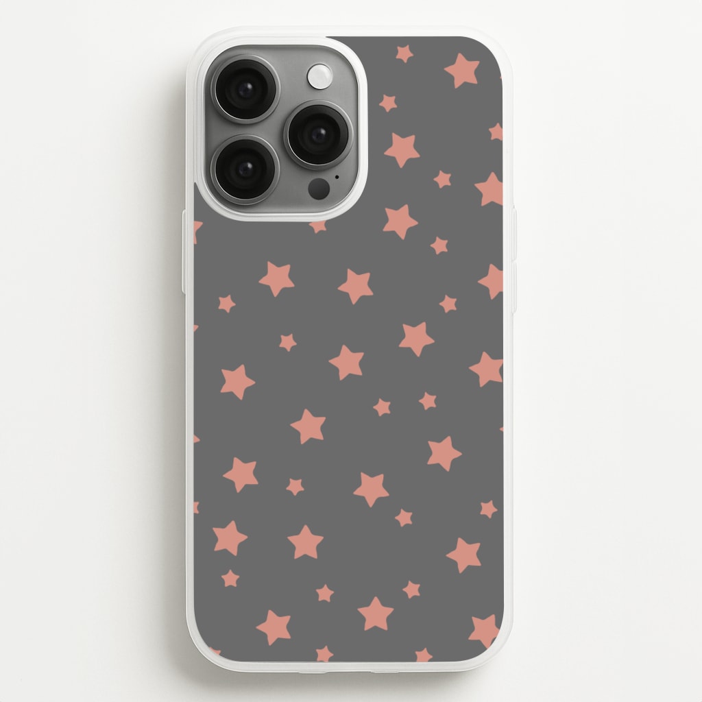 Rose Gold Star Pattern - Phone Case for iPhone 13 Pro Max