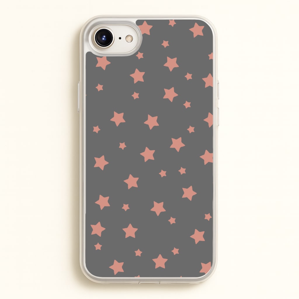 Rose Gold Star Pattern - Phone Case for iPhone 6 / 7 / 8 / SE