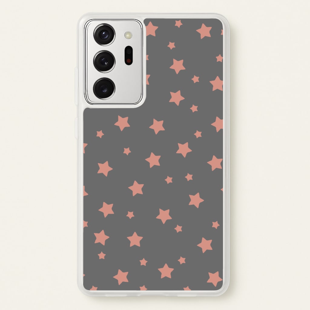 Rose Gold Star Pattern - Phone Case for Galaxy Note 20 Ultra