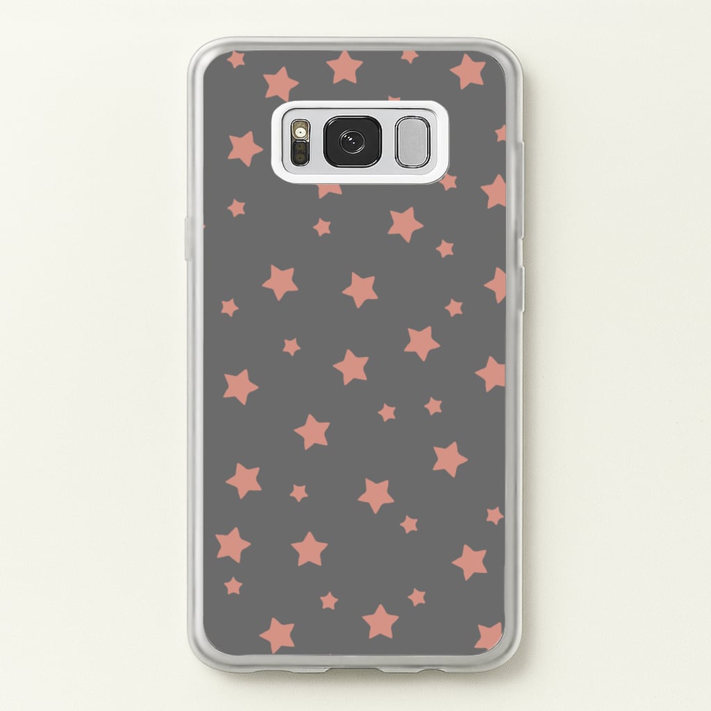 Rose Gold Star Pattern - Phone Case for Galaxy S8 Plus
