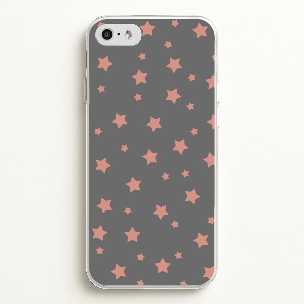 Rose Gold Star Pattern - Phone Case for iPhone 5 / 5s / SE 2016